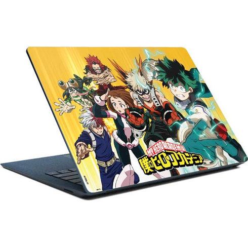 My Hero Academia Deku Squad Season 5 Surface Laptop Skin
